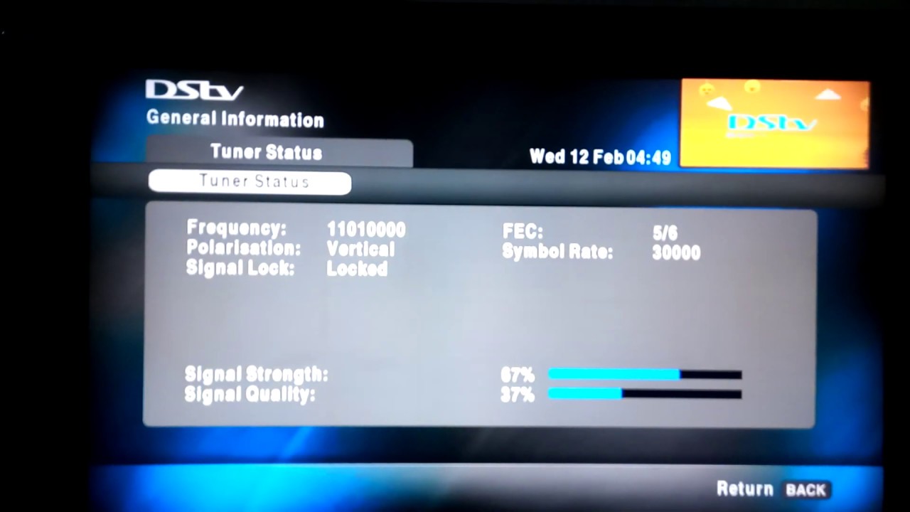 DSTV Signal Problem